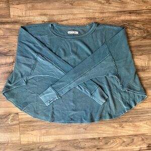 NWOT - Free People Microphone Drop Swing Thermal M